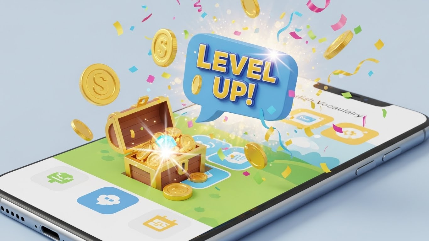 レベルアップの様子