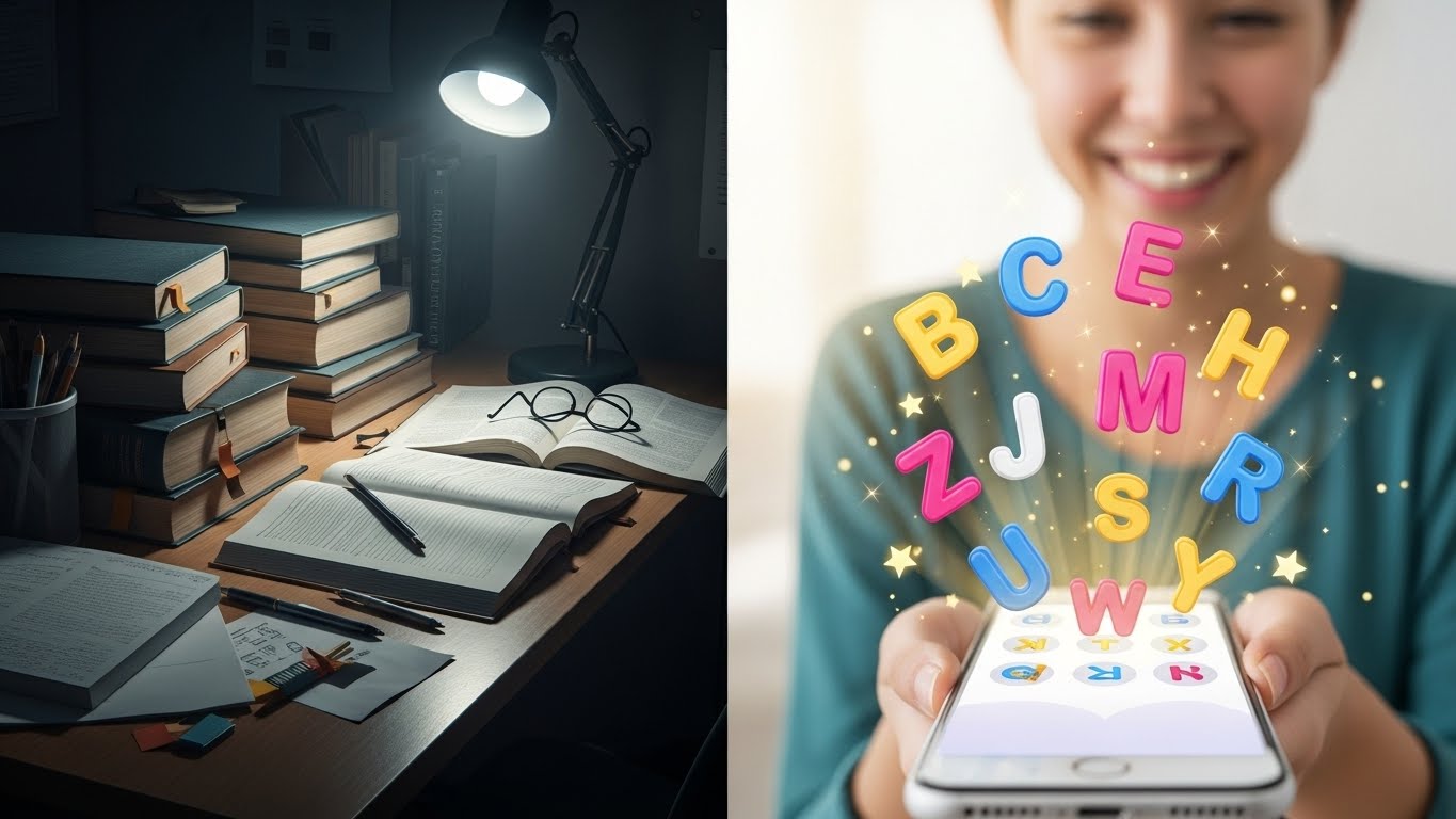 英語の学習を表す