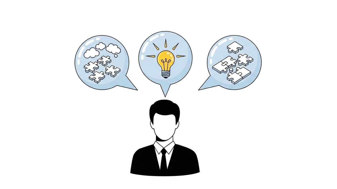 英語学習の悩み表す様子