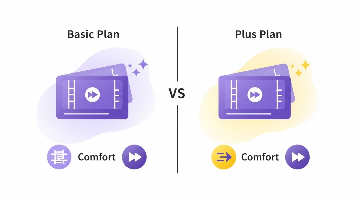 無料・有料の違いを比較イメージ