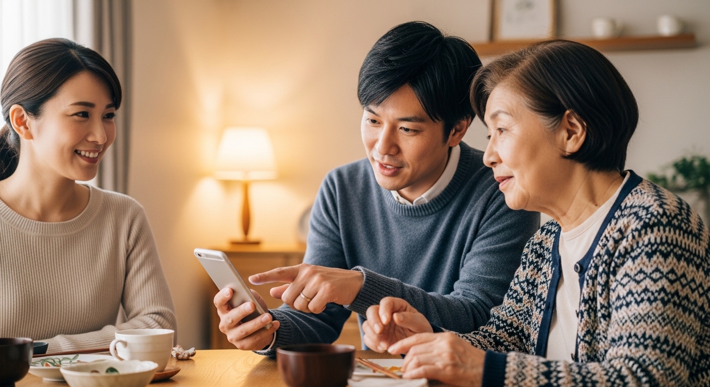 コツを教えているイメージ