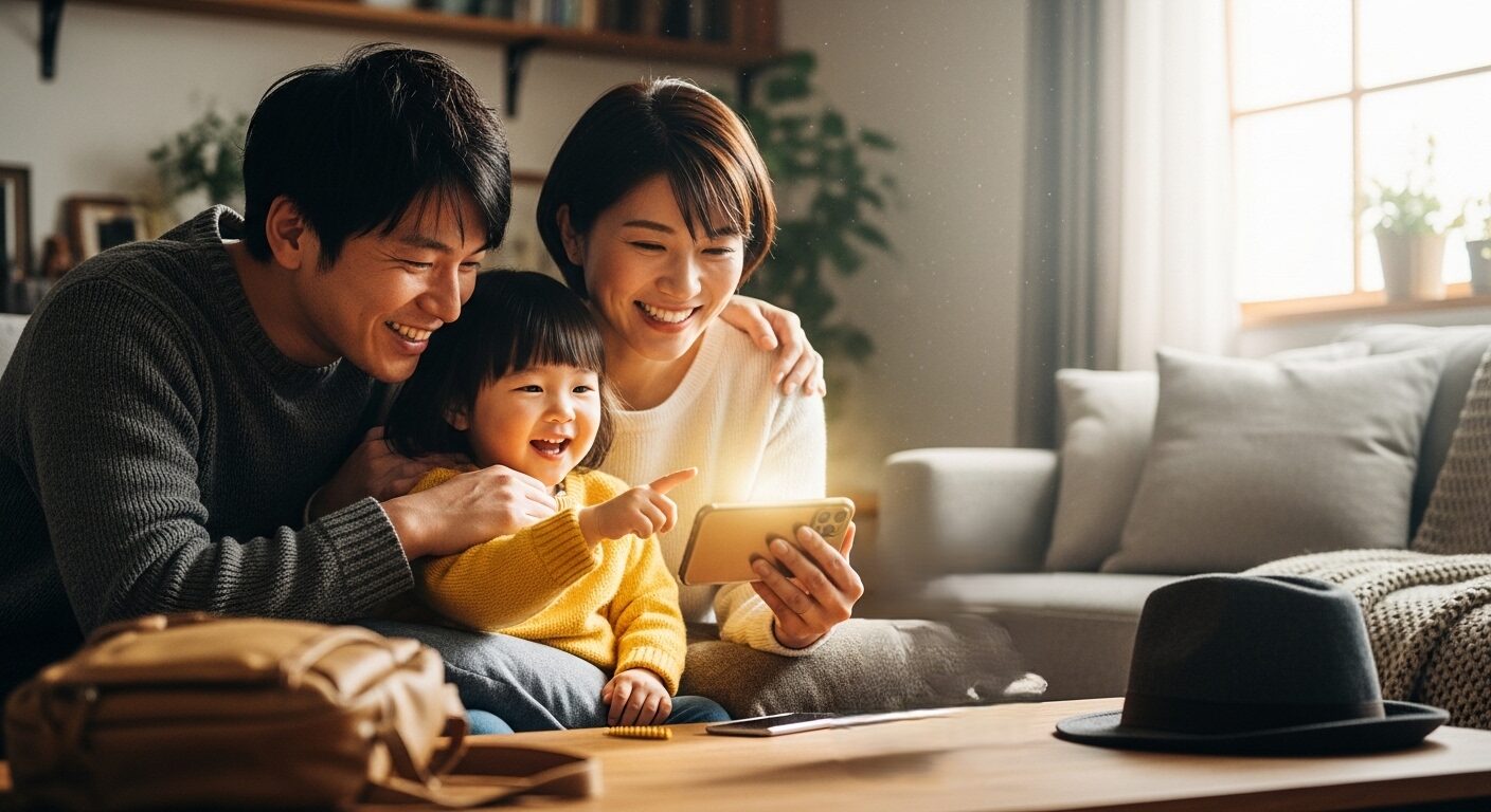 楽しく場所を探しているイメージ