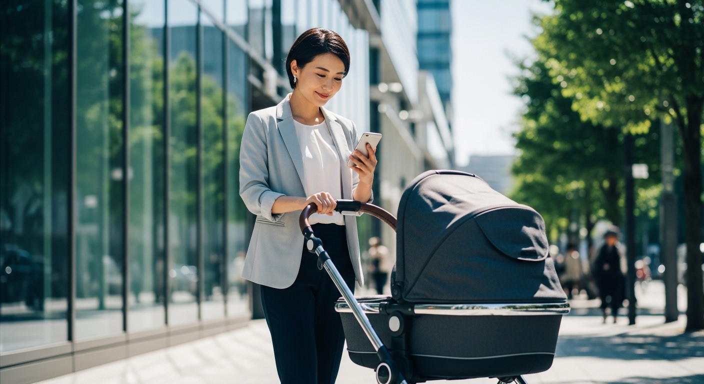 アプリを使いこなしているイメージ