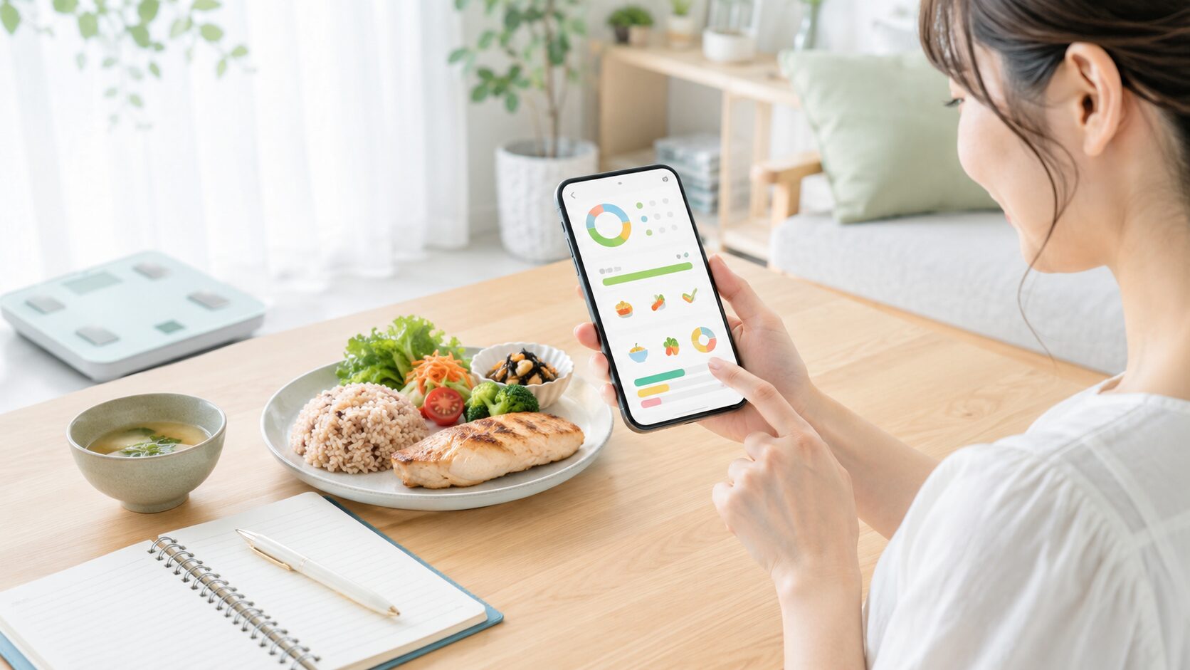 食事管理比較イメージ