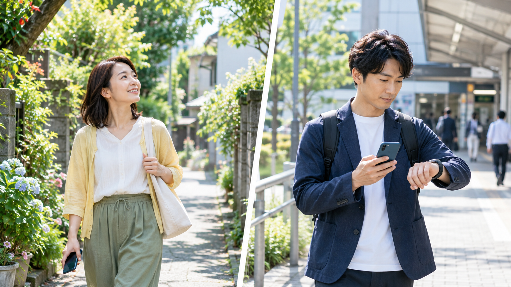 Dokokaアプリと利用目的の相性を考えるイメージ
